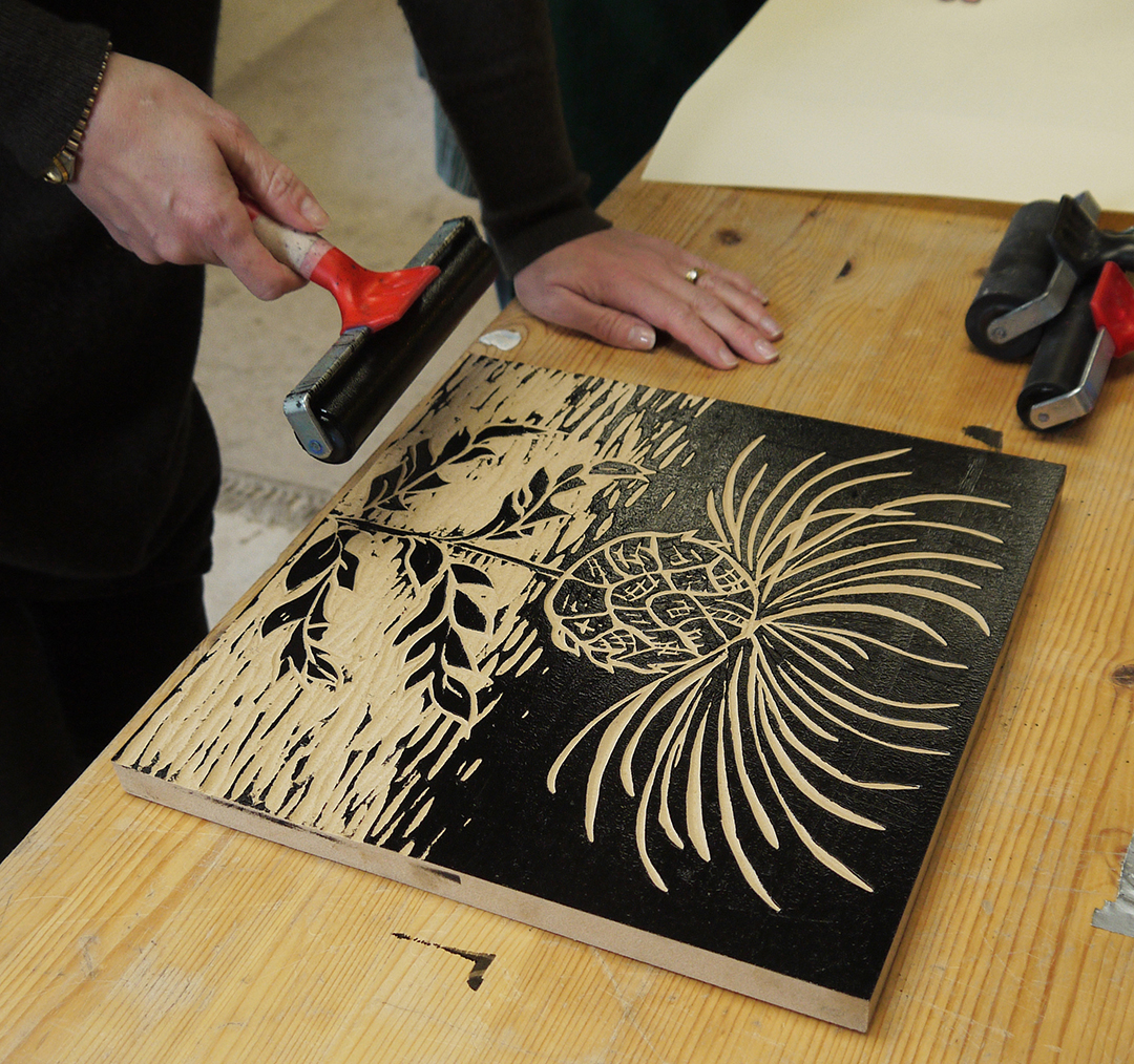 Jamieson and Gordon, printmaking workshop